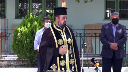 Αγιασμός του δημοτικού σχολείου στα Πολιτικά