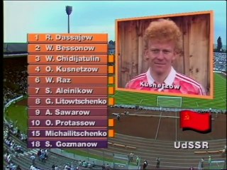 ITALIE   -   URSS    -   1988  -