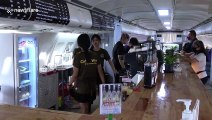 Thai plane converted to coffee shop lets customers experience flying during coronavirus pandemic