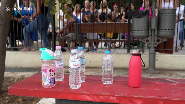 Teachers and pupils wear face masks as schools in Greece reopen