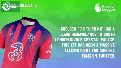 Newly released controversial English Premier League kits