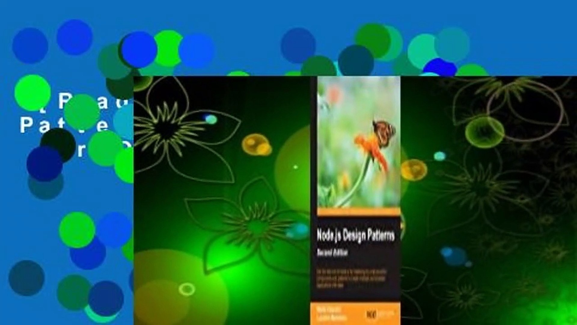 [Read] Node.js Design Patterns - Second Edition  For Online