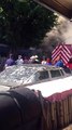 Incendio afecta tienda de colchones en Ensanche Espaillat