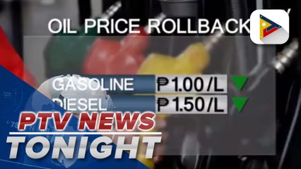 下载视频: #PTVNewsTonight | Oil firms lower diesel, gasoline prices