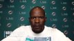 Dolphins coach Brian Flores mantra from the loss to the Patriots- -We got to do a better job-