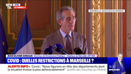 Descargar video: Marseille: Sur 155 lits dédiés, 129 sont occupés, 4 lits de réanimation disponibles