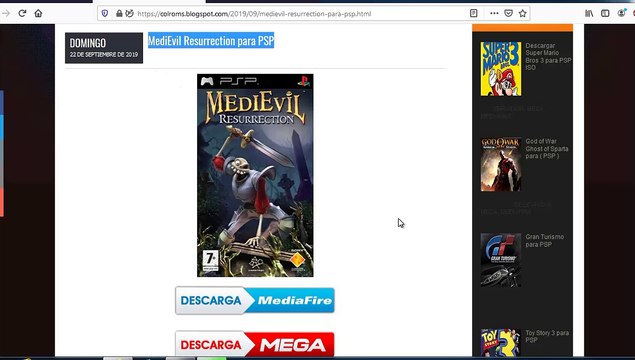 MediEvil Resurrection para PSP