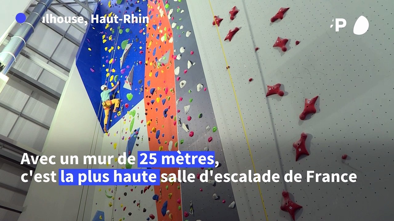 A Mulhouse, ouverture de la plus haute salle d'escalade de France
