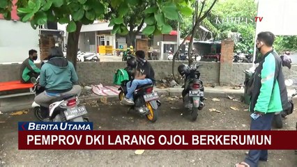 PSBB Berlaku Driver Ojol Dilarang Bergerombol, Pangkalan Maksimal 5 Orang