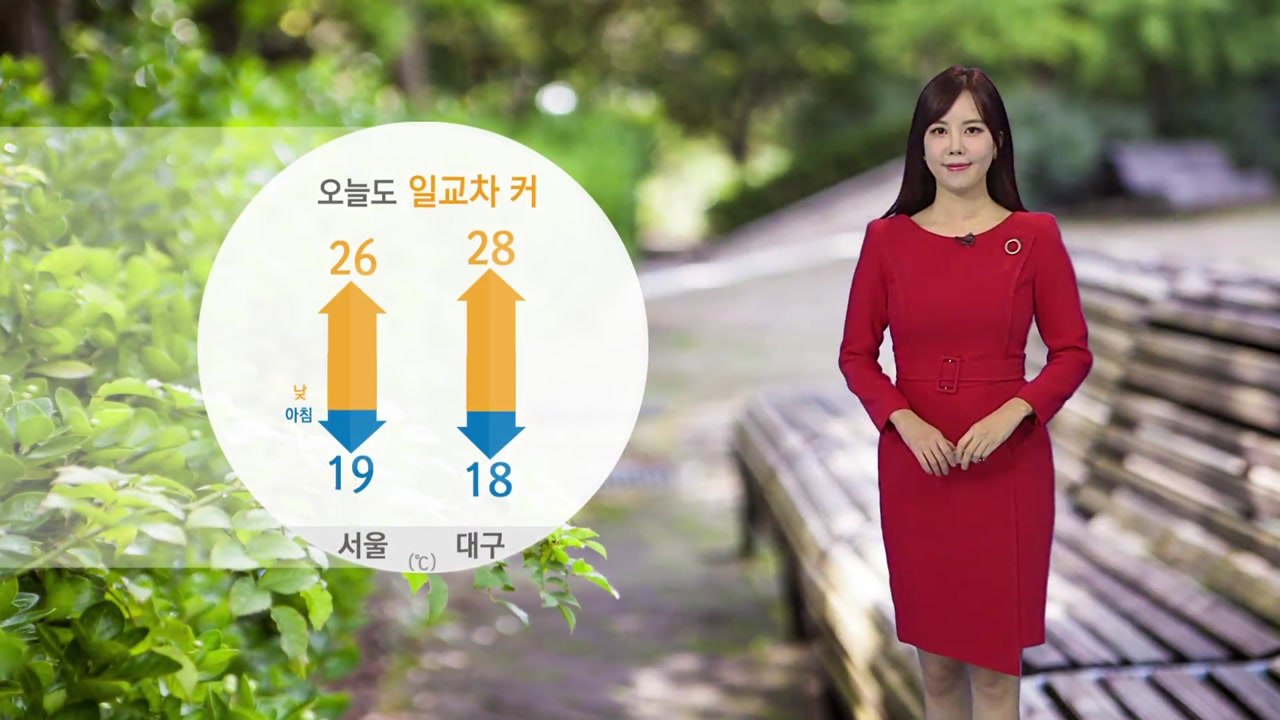 [날씨] 오후 한때 곳곳 소나기...큰 일교차 주의 / YTN