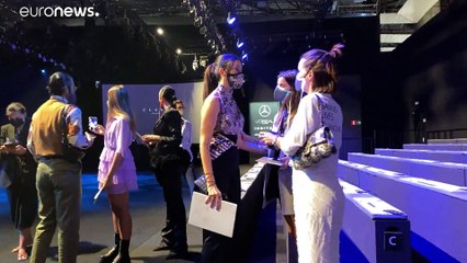 Máscaras tomaram de assalto Semana da Moda de Madrid