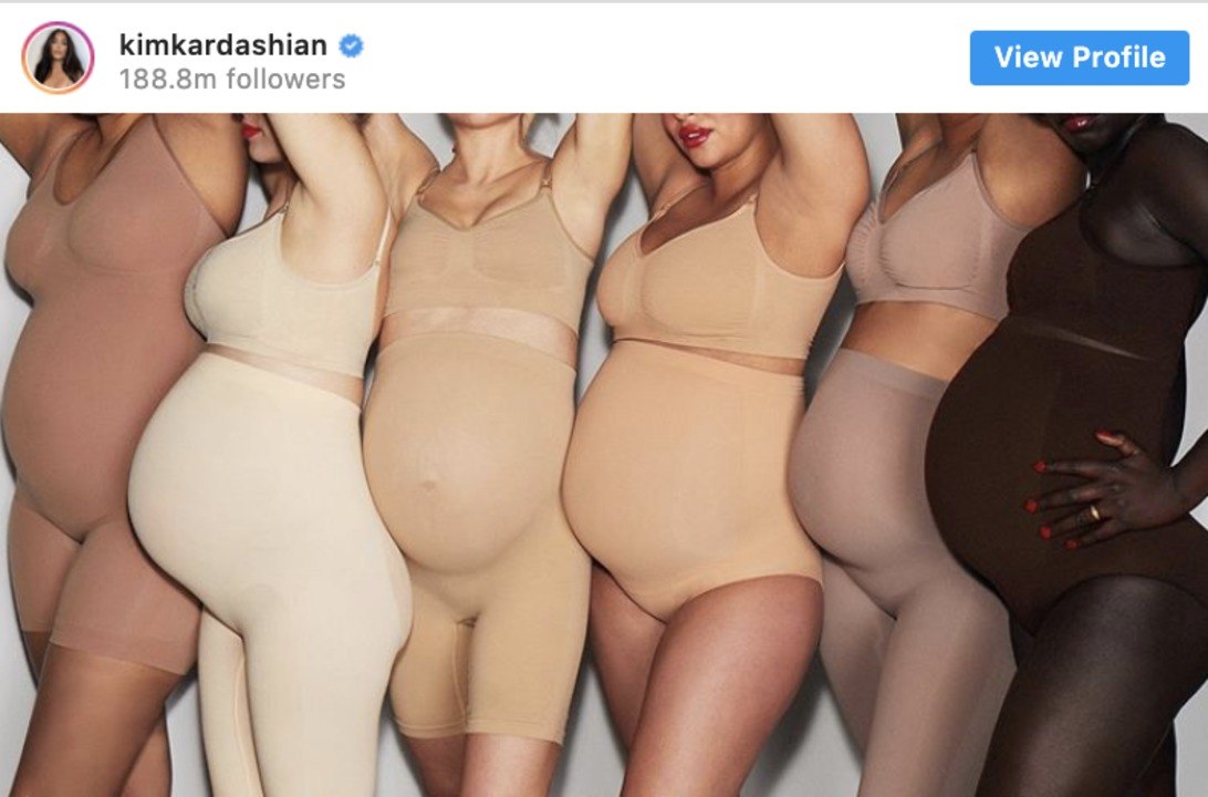 Kim Kardashian Responded to Backlash Over Her Skims Maternity Collection