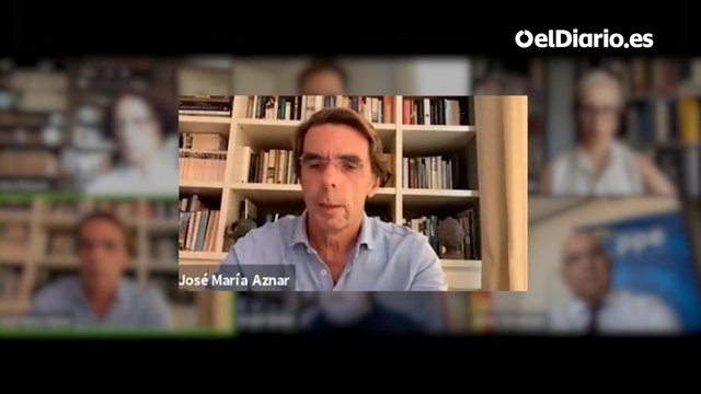 Aznar considera que la coalición de PSOE y Unidas Podemos en el Gobierno es disfuncional y contradictoria