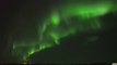 Espectáculo de las auroras boreales en el cielo de Finlandia