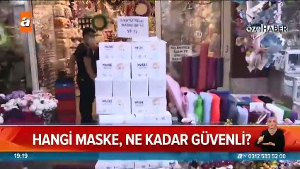 Kalitesiz maskeye dikkat!