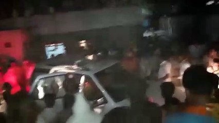 कैबिनेट मंत्री हरदीप सिंह डंग का सुवासरा विधानसभा के ग्राम बापचा में भारी विरोध