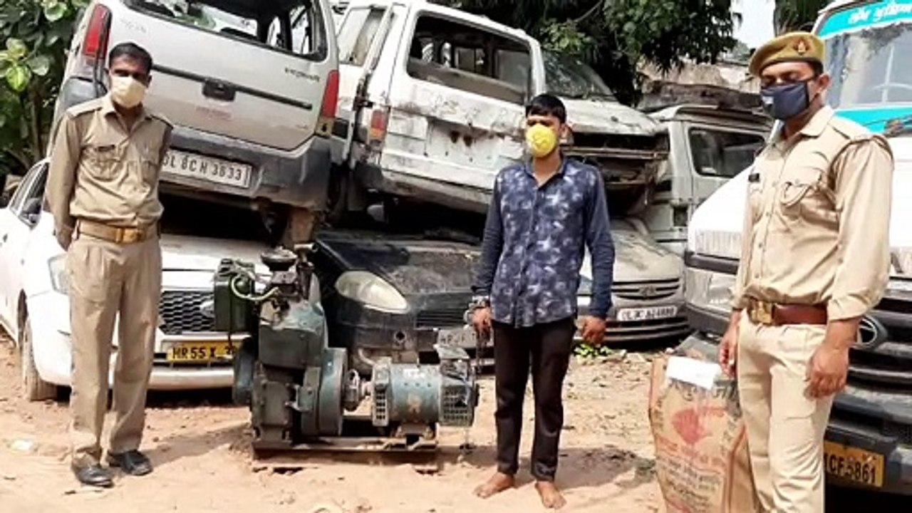 कांधला पुलिस ने किया चोरी का खुलासा, कब्जे से चोरी का जनरेटर और बैटरी बरामद
