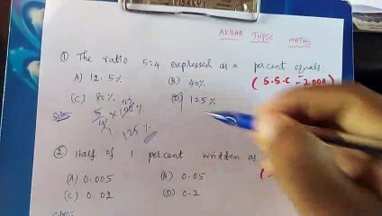 Percentage problems part 2