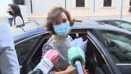 Calvo destaca el "ambiente razonable" en su reunión con el PP