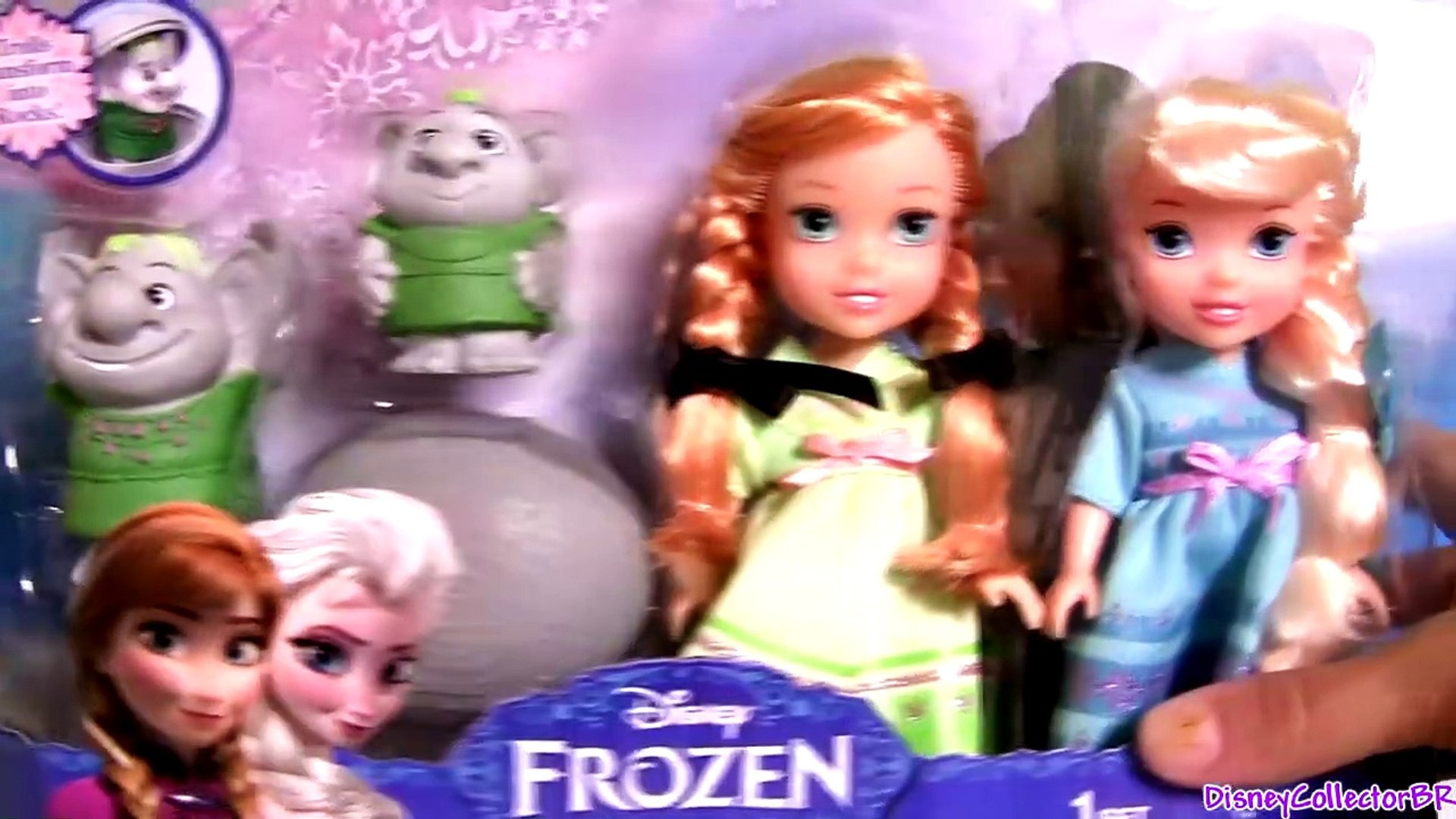 Disney Frozen Petite Surprise Trolls Gift Set Princess Anna Elsa Toddler Dolls Playset