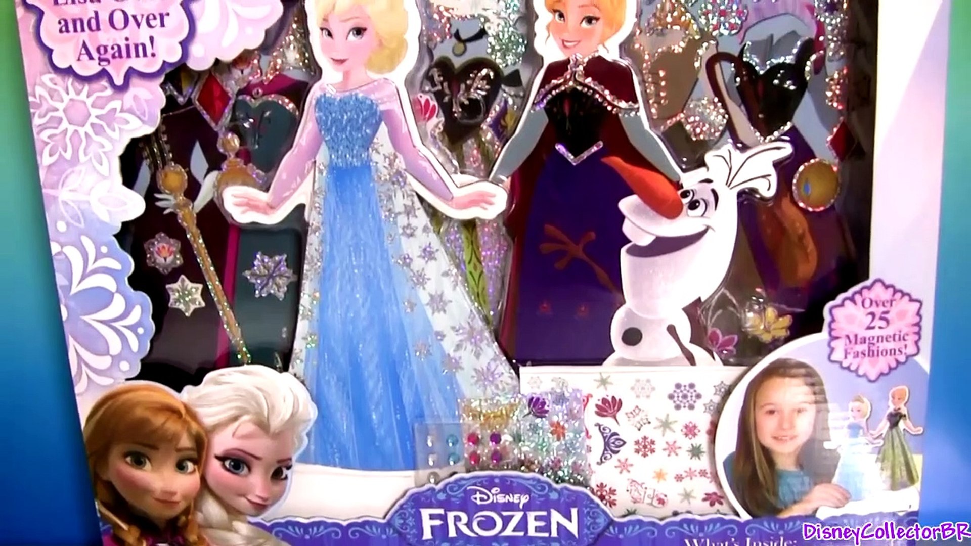 Frozen sparkling paper sales dolls