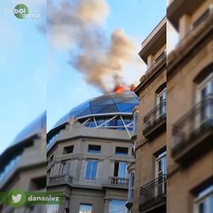 Celta Vigo kulüp binasında yangın çıktı