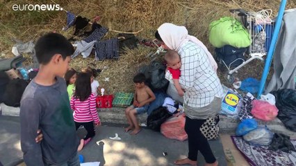 Nouvelles manifestations de migrants sur l'île de Lesbos