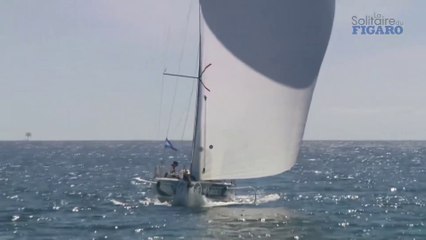 LA SOLITAIRE  URGO LE FIGARO 2020 : Images du bord - Corentin Douguet (NF Habitat) - Mardi 1er septembre