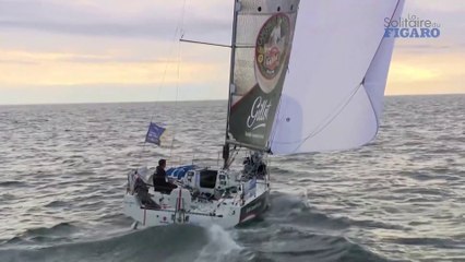 LA SOLITAIRE  URGO LE FIGARO 2020 : Images du bord - Jack Bouttell - Mardi 1er septembre