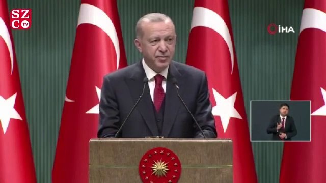 Cumhurbaşkanı Erdoğan, yeni tedbirleri açıkladı