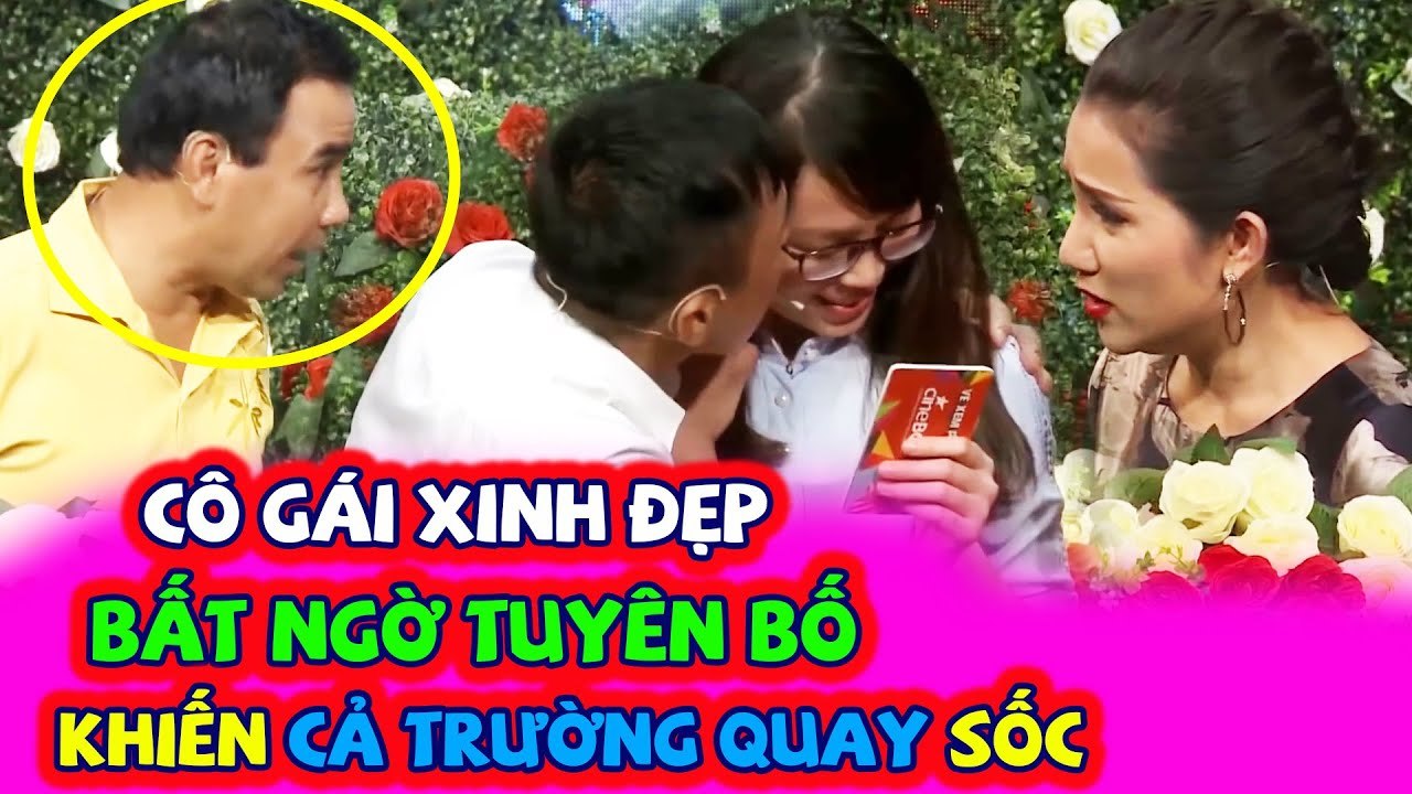 Cô gái xinh đẹp BẤT NGỜ tuyên bố cực SỐC khiến tất cả mọi người trong trường quay bò lăn ra đất cười