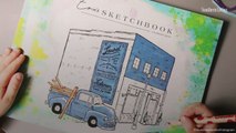 This New Coloring Book from Laurel Mercantile Co. Features Erin Napier's Home Town Sketches