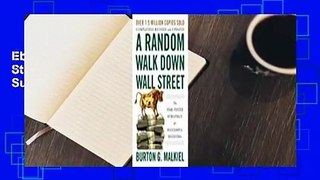 Ebooks download A Random Walk Down Wall Street: The Time-Tested Strategy for Successful Investing