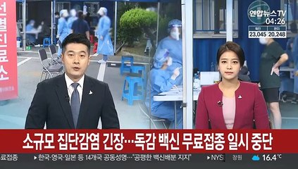 소규모 집단감염 '긴장'…독감 백신 무료접종 일시 중단