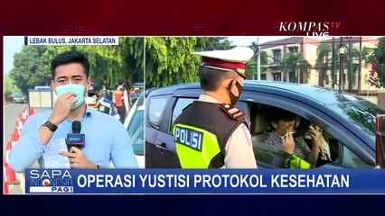 PSBB Jakarta Diperketat, Begini Situasi Operasi Yustisi oleh Anggota TNI dan Polri