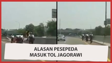 Alasan Pesepeda Masuk Tol Jagorawi