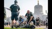 Two arrested in Oregon as Trump supporters BLM protesters clash
