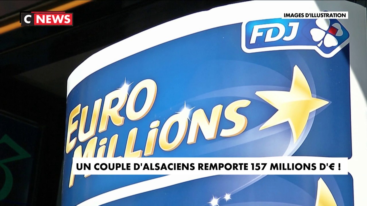 EuroMillions : un couple d'Alsaciens remporte 157 millions d'euros