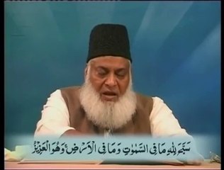 [59] Surah Al Hashar. Translation and Tafseer by Dr. Israr Ahmed Urdu/Hindi