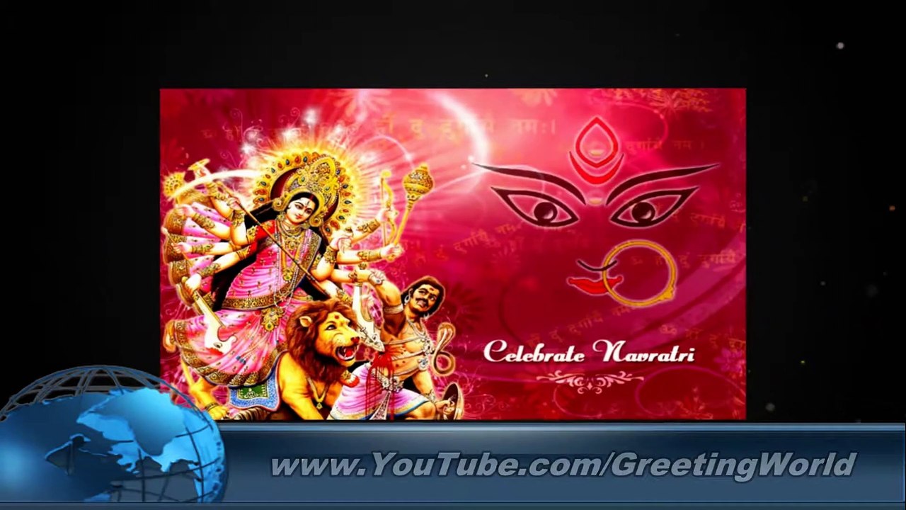 Happy Navratri Best Wishes | Download Navratri Video with Animation