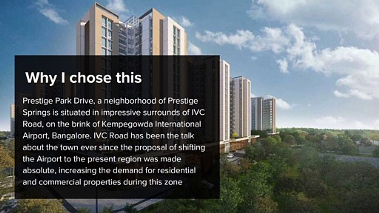 Prestige Park Drive Master Plan Brochure