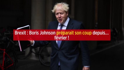 Brexit : Boris Johnson préparait son coup depuis… février !