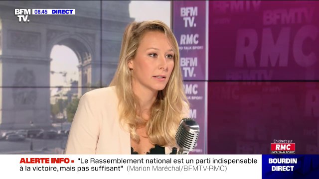 Marion Maréchal: Ce n'est pas parce que je ne suis plus au Rassemblement national que je suis contre