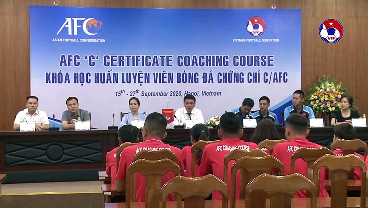Khai giảng khóa đào tạo HLV chứng chỉ ‘C’ AFC 2020