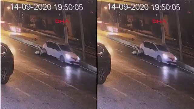 Şişli'de kadını otomobilden attılar! Ezilmekten son anda kurtuldu