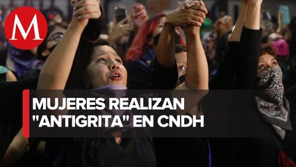 Con discurso de familiares de víctimas de desaparición, inicia "Antigrita" en CNDH