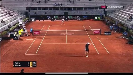 Benoit Paire joue n'importe comment pour finir le match