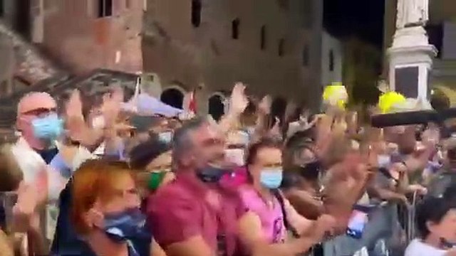 PIAZZA PIENA PER MATTEO SALVINI E SUSANNA CECCARDI A PRATO
