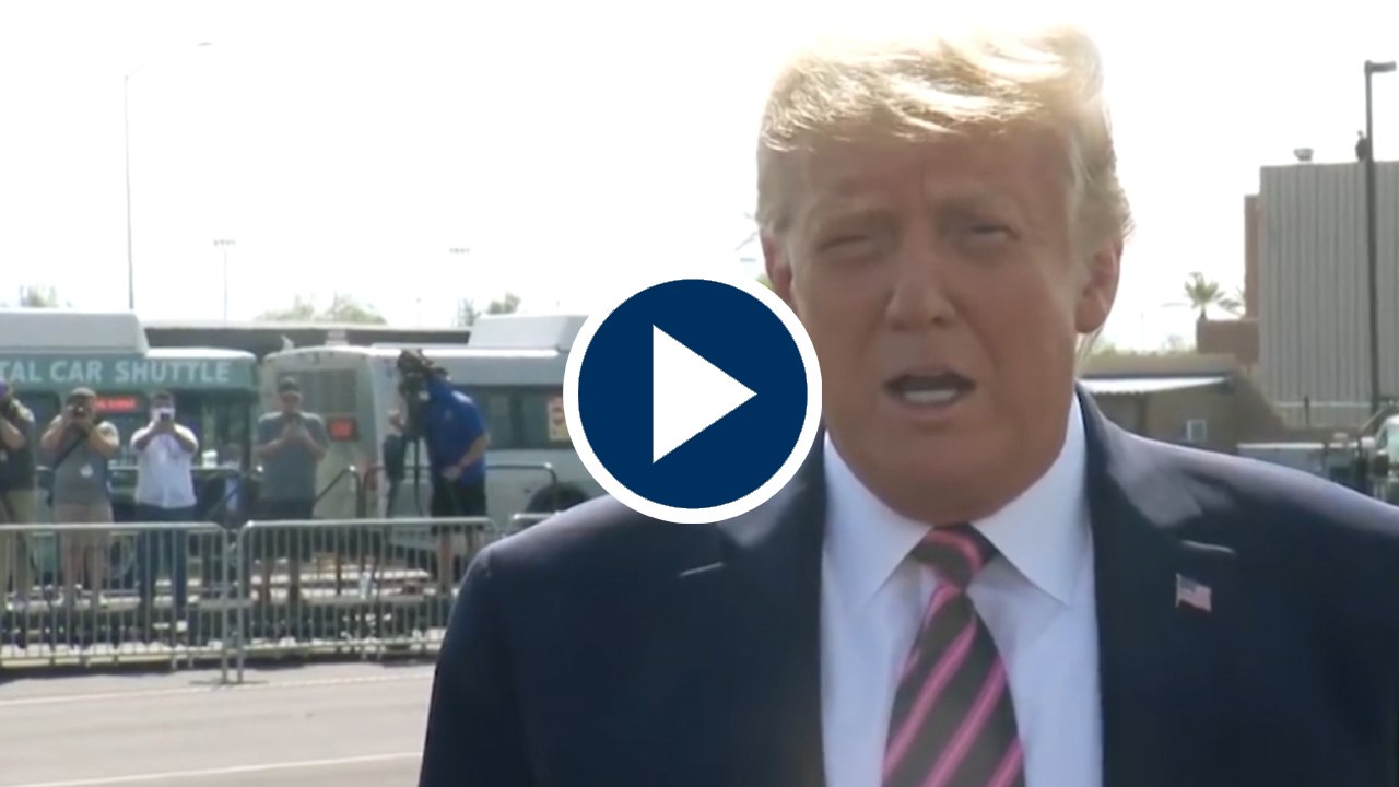 Trump deja claro que respondería a Irán con un ataque "mil veces mayor"