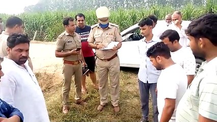 शामली- कार में प्रोपर्टी डीलर का शव मिलने से सनसनी